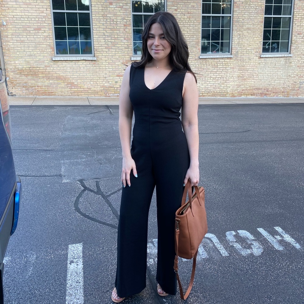 Black jumpsuit!